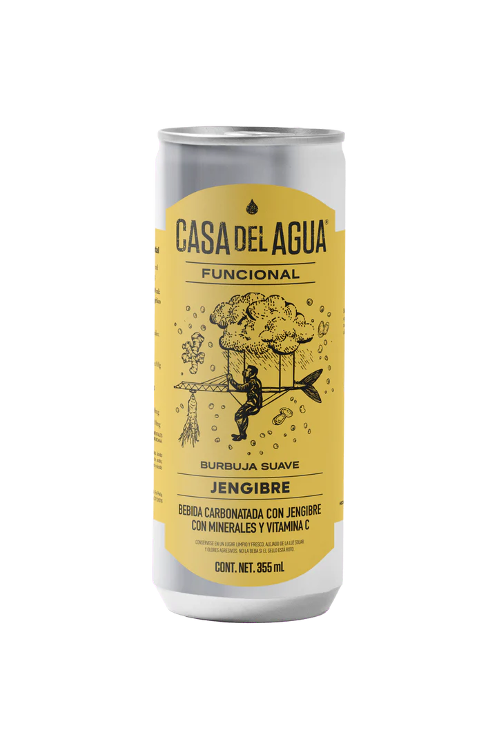 BEBIDA SABOR JENGIBRE 355ML CARBONATADA