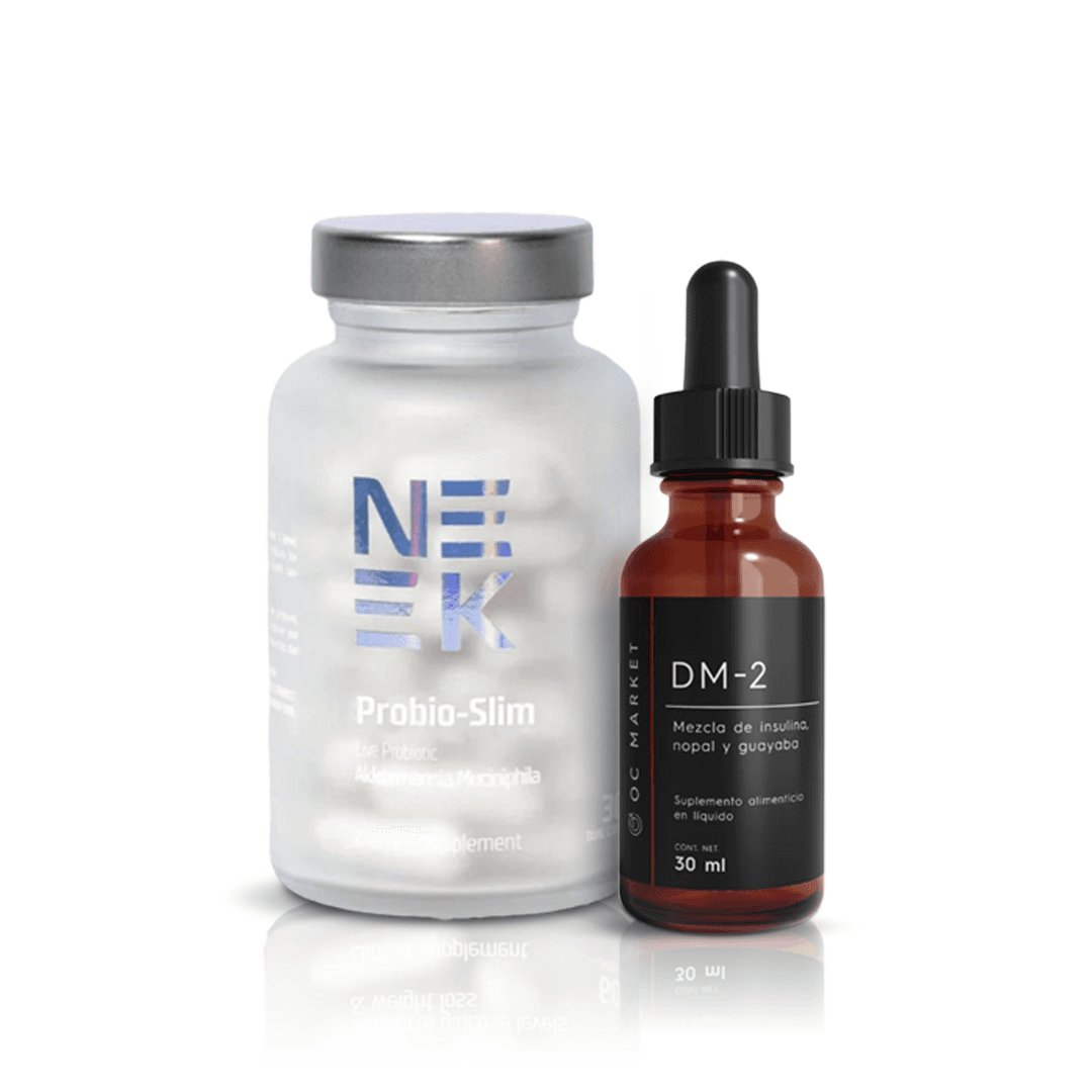 KIT QUEMA GRASA VISCERAL (PROBIO SLIM NEEK Y DM2)