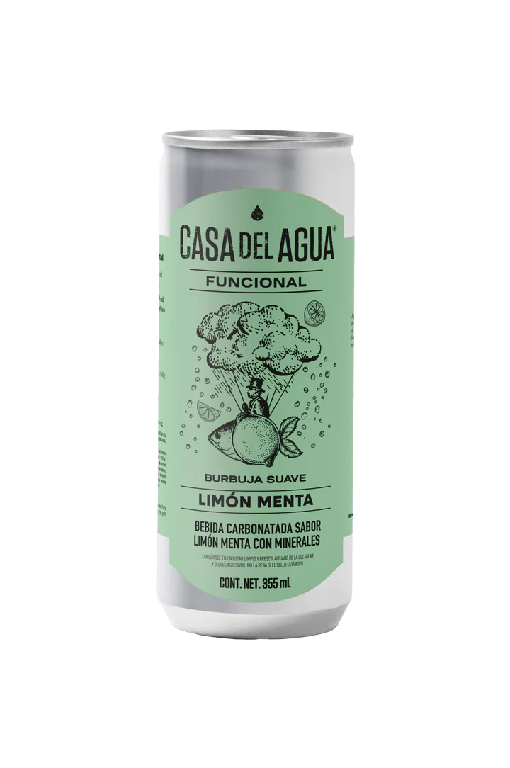 BEBIDA CARBONATADA CON LIMON MENTA, MINERALES Y VITAMINA C 355 ML