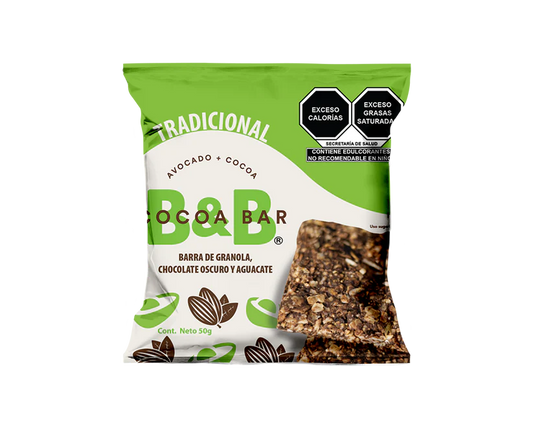 BARRITA DE AGUACATE CON CHOCOLATE AMARGO TRADICIONAL