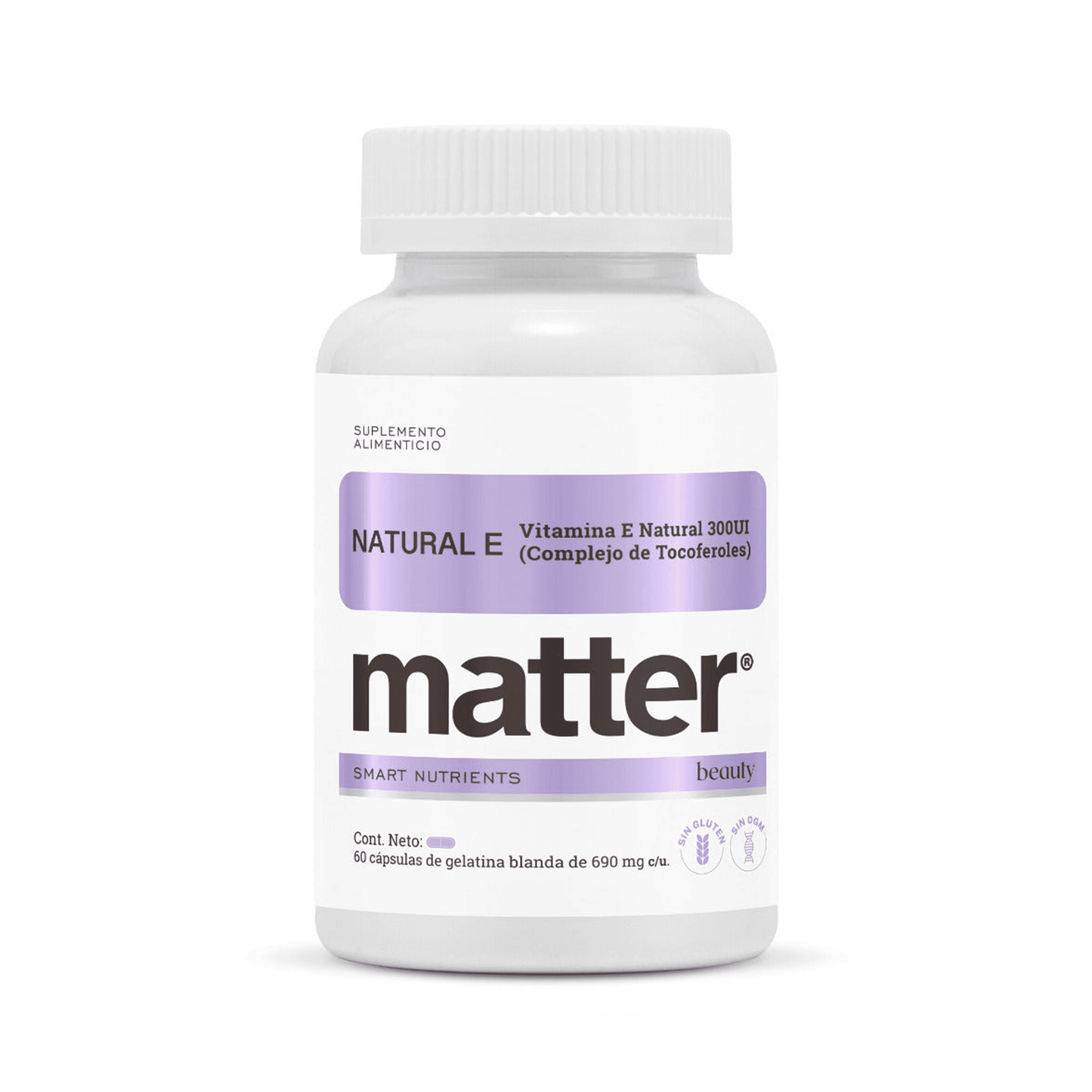 NATURAL E VITAMINA E 60 CÁPSULAS MATTER