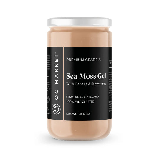 SEA MOSS SABOR FRESA CON PLATANO 8 OZ