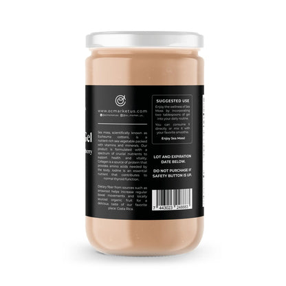 SEA MOSS SABOR FRESA CON PLATANO 8 OZ