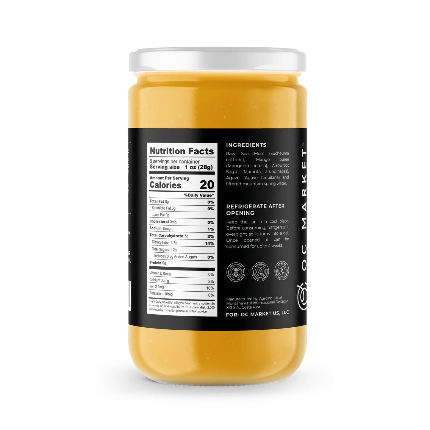 SEA MOSS SABOR MANGO 8 OZ