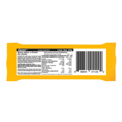 BARRA QUEST PAY DE LIMON 60 GR