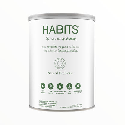PROTEÍNA HABITS PROBIÓTICOS NATURAL 488 G