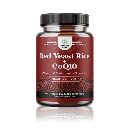 RED YEAST RICE + COQ10 120 CAPS COLESTEROL CAPSULAS NATURES CRAFT