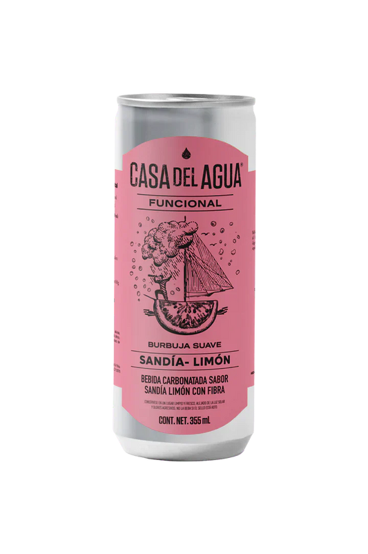 BEBIDA SABOR SANDIA LIMON 355ML CARBONATADA