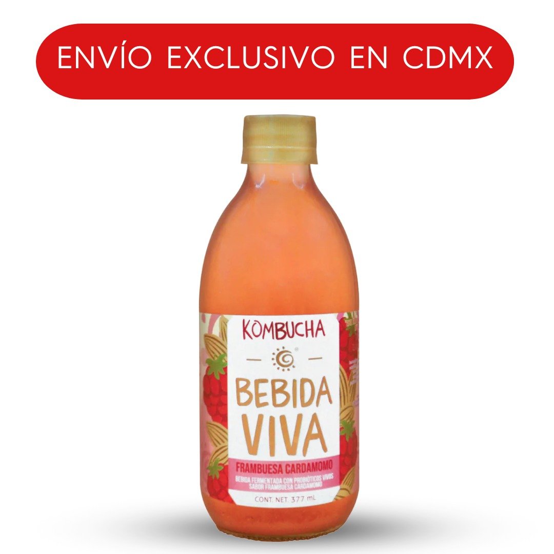 HOLY KOMBUCHA FRAMBUESA CARDAMOMO 377 ML