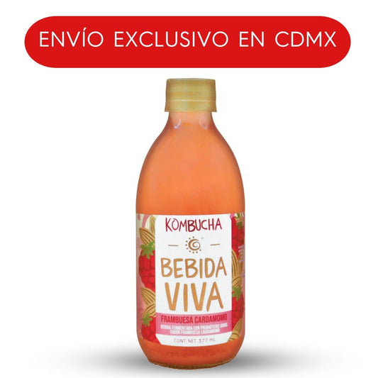 HOLY KOMBUCHA FRAMBUESA CARDAMOMO 377 ML