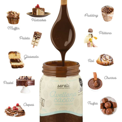 CREMA SARAIS DE AVELLANA CON CACAO 230 GR