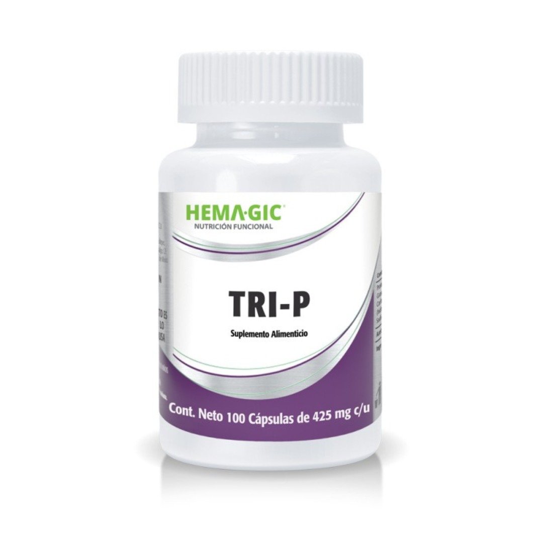 TRI-P /   L-TRIPTOFANO PLUS + L-LISINA 100 CAPS ULTRAGENICS HEMAGIC SUEÑA