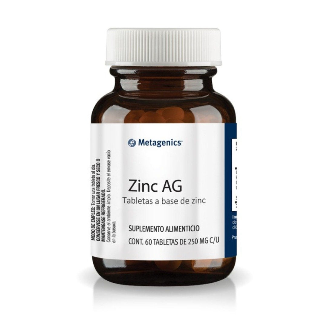 ZINC AG 250MG/ 60 CAPS ULTRAGENICS METAGENICS SOP