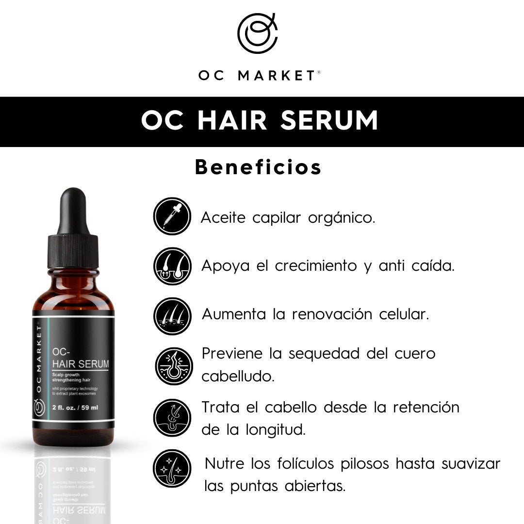 OC HAIR SERUM GOTAS CRECIMIENTO DE CABELLO BY CHRISTINA LIMA