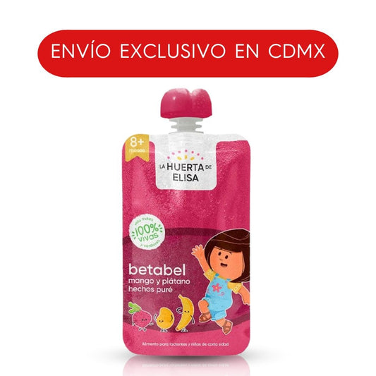 PAPILLA BETABEL,MANGO,PLATANO 100GR HUERTA DE ELISA