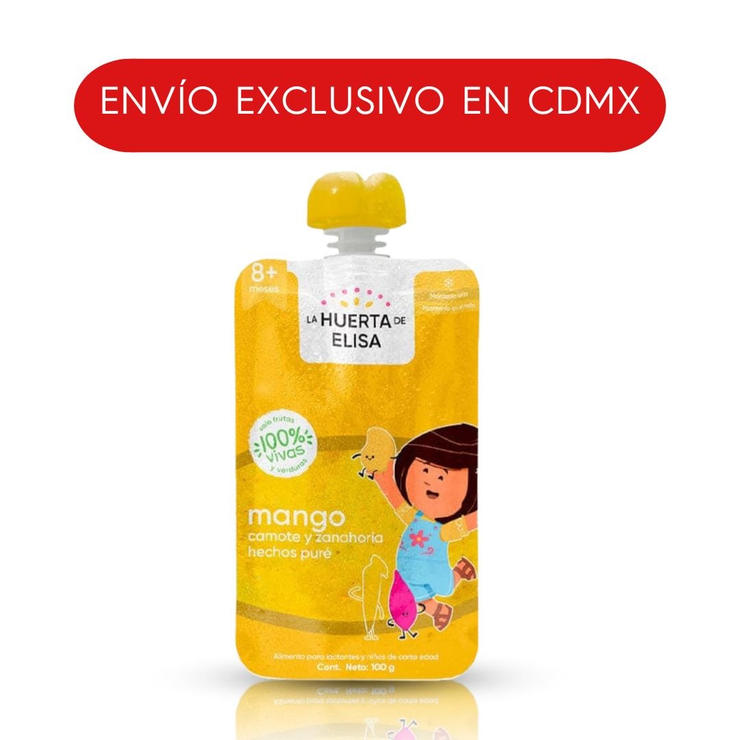 PAPILLA MANGO, CAMOTE Y ZANAHORIA 100GR HUERTA DE ELISA