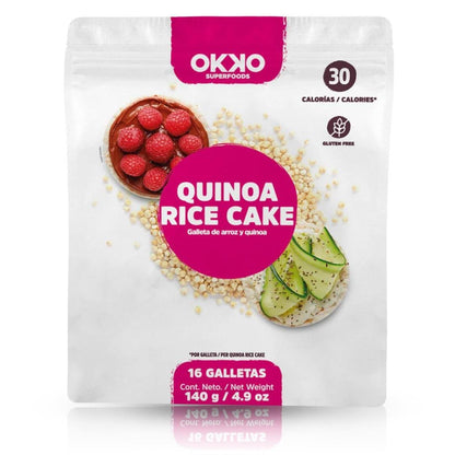 GALLETA DE ARROZ CON QUINOA 140 GR OKKO