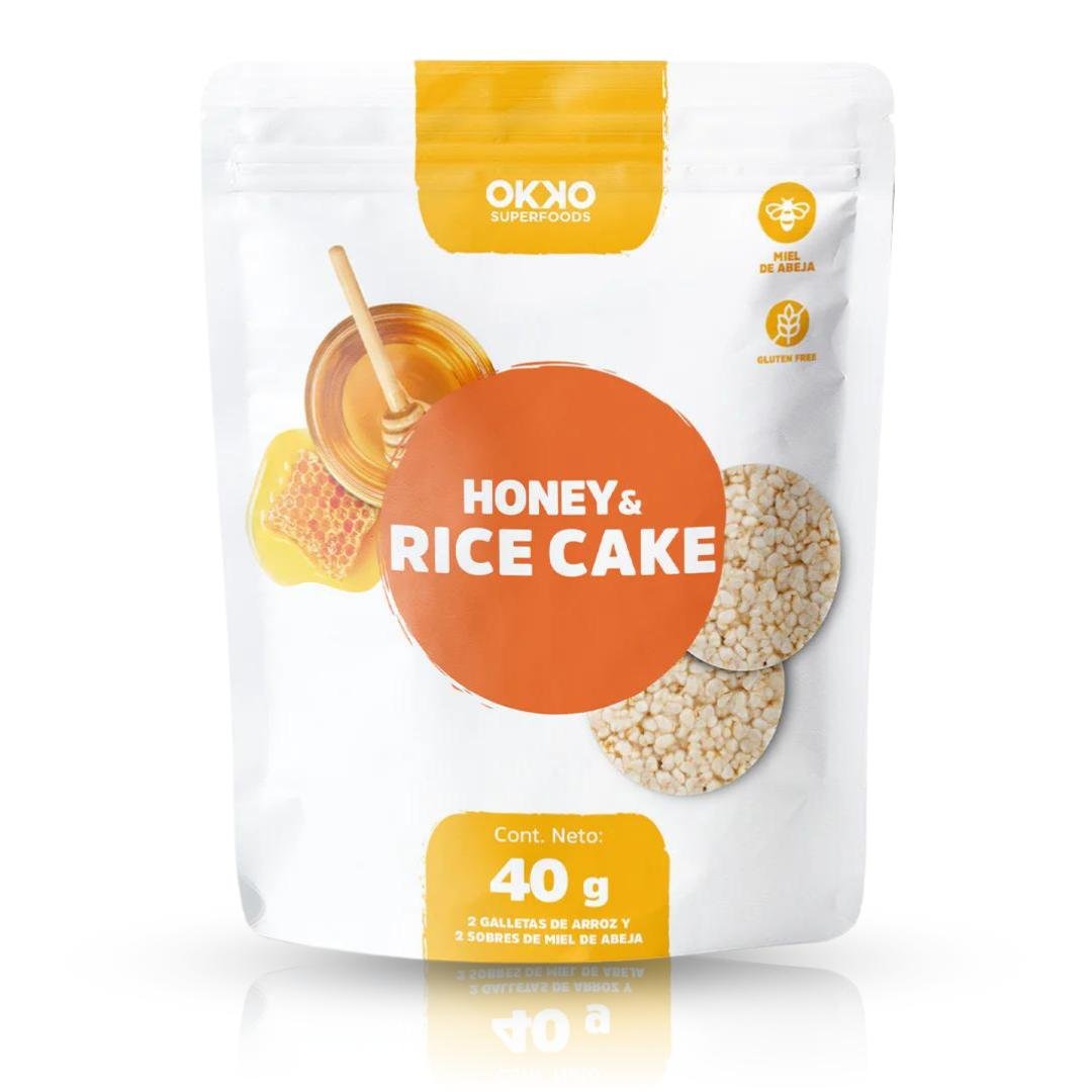 GALLETA DE ARROZ MIEL Y QUINOA 32 GR OKKO