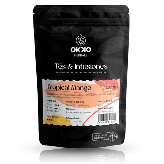 TÉ TROPICAL BIRTHDAY 15 SOBRES OKKO