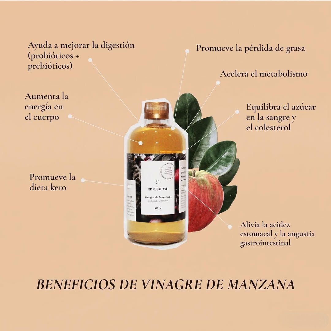 VINAGRE DE MANZANA MASARA 475 ML