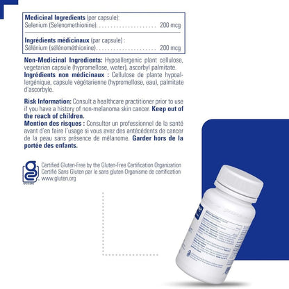 SELENIO 60 CAPS PURE ENCAPSULATIONS