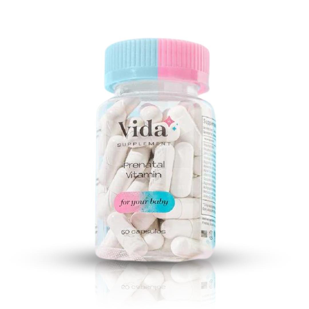 PRENATAL VITAMIN FOR YOUR BABY 60 CAPS VIDA SUPPLEMENT