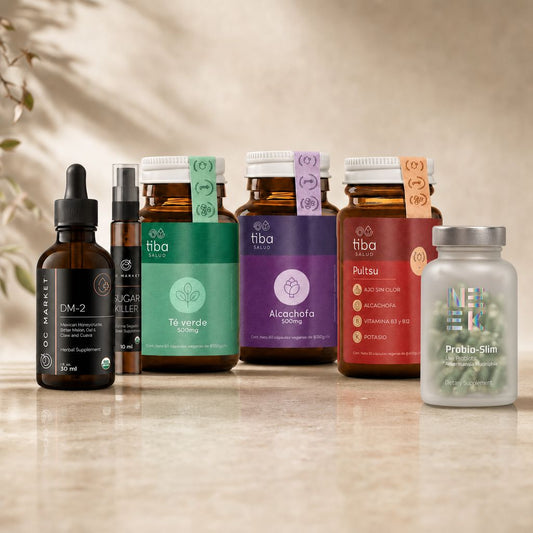 KIT QUEMA GRASA Y REDUCE OC MARKET & TIBA SALUD