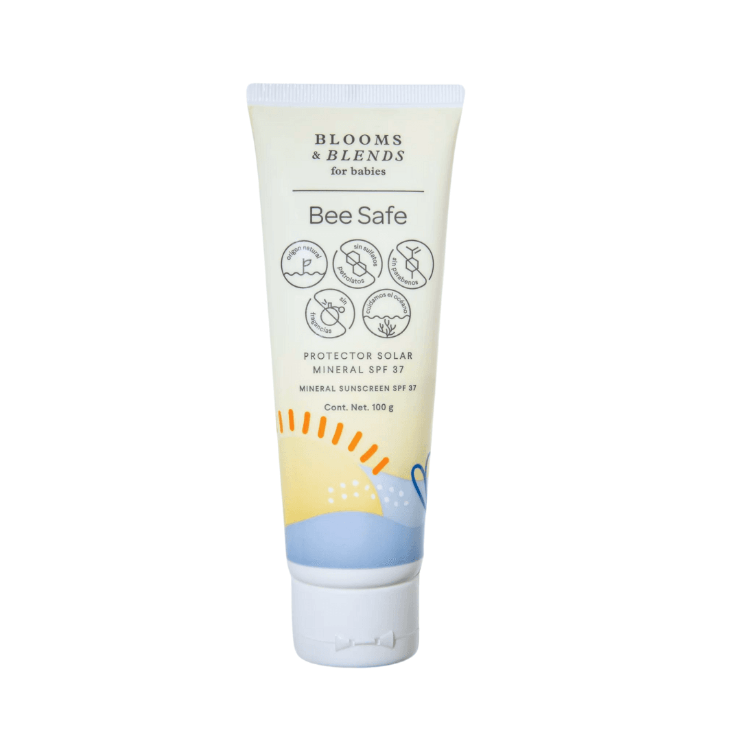 BE SAFE 100G/ BLOQUEADOR SOLAR MINERAL BLOOMS & BLENDS BABIES BB FAMILY OCML - Oc Market