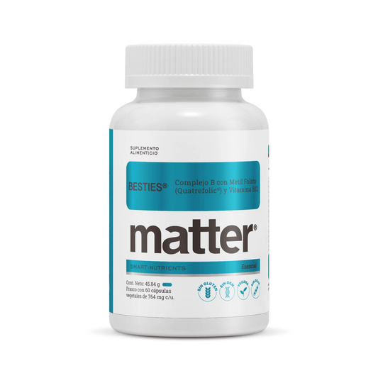 BESTIES COMPLEJO B ÁCIDO FÓLICO & VITAMINA B12 60 CÁPSULAS MATTER POST FERTILIDAD - Oc Market