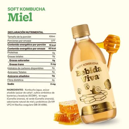 KOMBUCHA MIEL 377ML