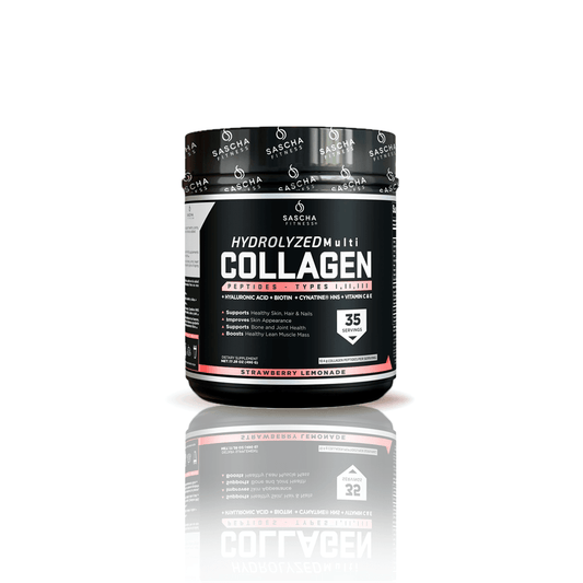 SASCHA FITNESS COLAGENO LIMONADA DE FRESA 416GR / 35 SERVICIOS