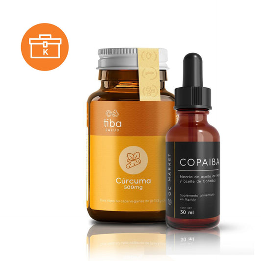 KIT INFLAMACION Y DOLOR TIBA & OC MARKET