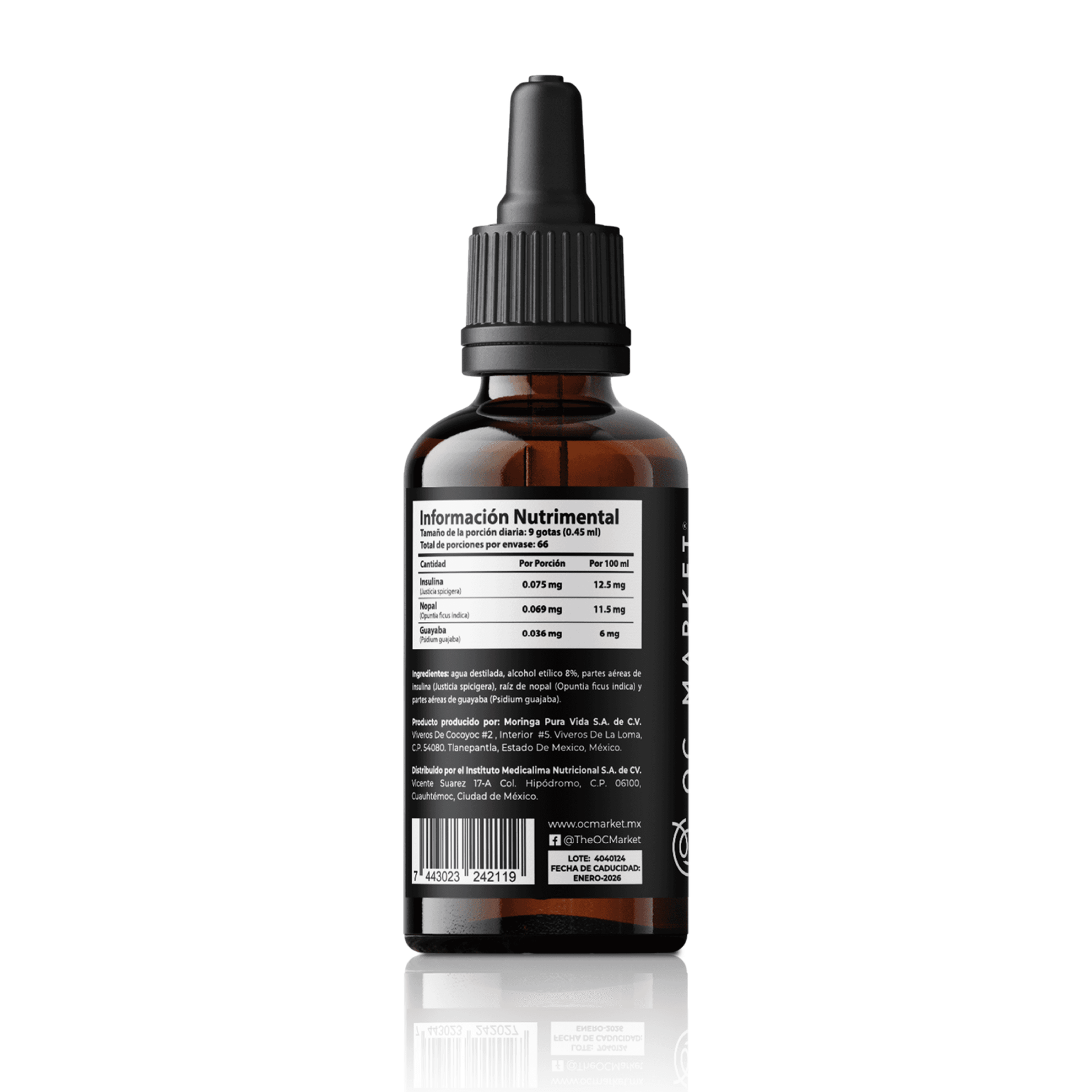 DM2 DIABETES, RESISTENCIA A LA INSULINA, CONTROL DE AZUCAR - 30 ML GOTERO OCM - Oc Market