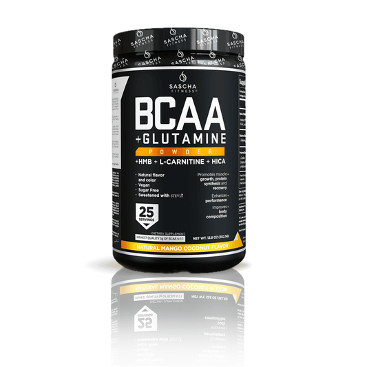 SASCHA FITNESS BCAA MANGO COCO 350 GR AMINOACIDOS