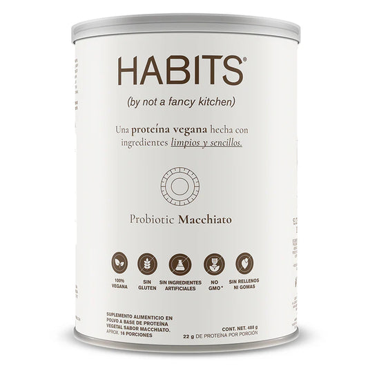PROTEÍNA HABITS PROBIÓTICOS MACCHIATO 488 G
