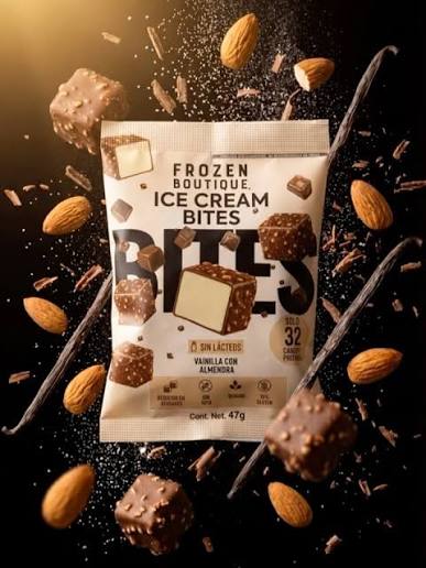 ICE CREAM BITES VAINILLA ALMOND CRUNCH 47G
