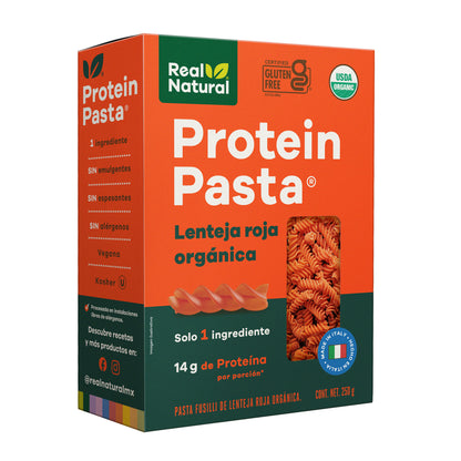 PASTA FUSILLI LENTEJA ROJA ORGANICO 250 GR