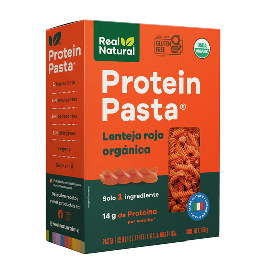 PASTA FUSILLI LENTEJA ROJA ORGANICO 250 GR