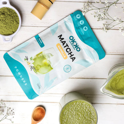 MATCHA VAINILLA 100 GR OKKO