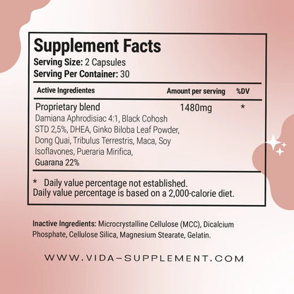 MENOPAUSIA 60 CAPS VIDA SUPPLEMENT - Oc Market