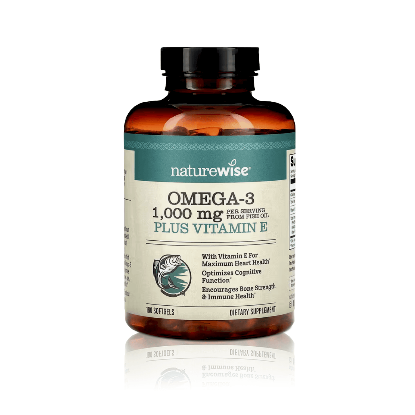 OMEGA-3 1000 MG PLUS VITAMIN E 60 CAPSULAS