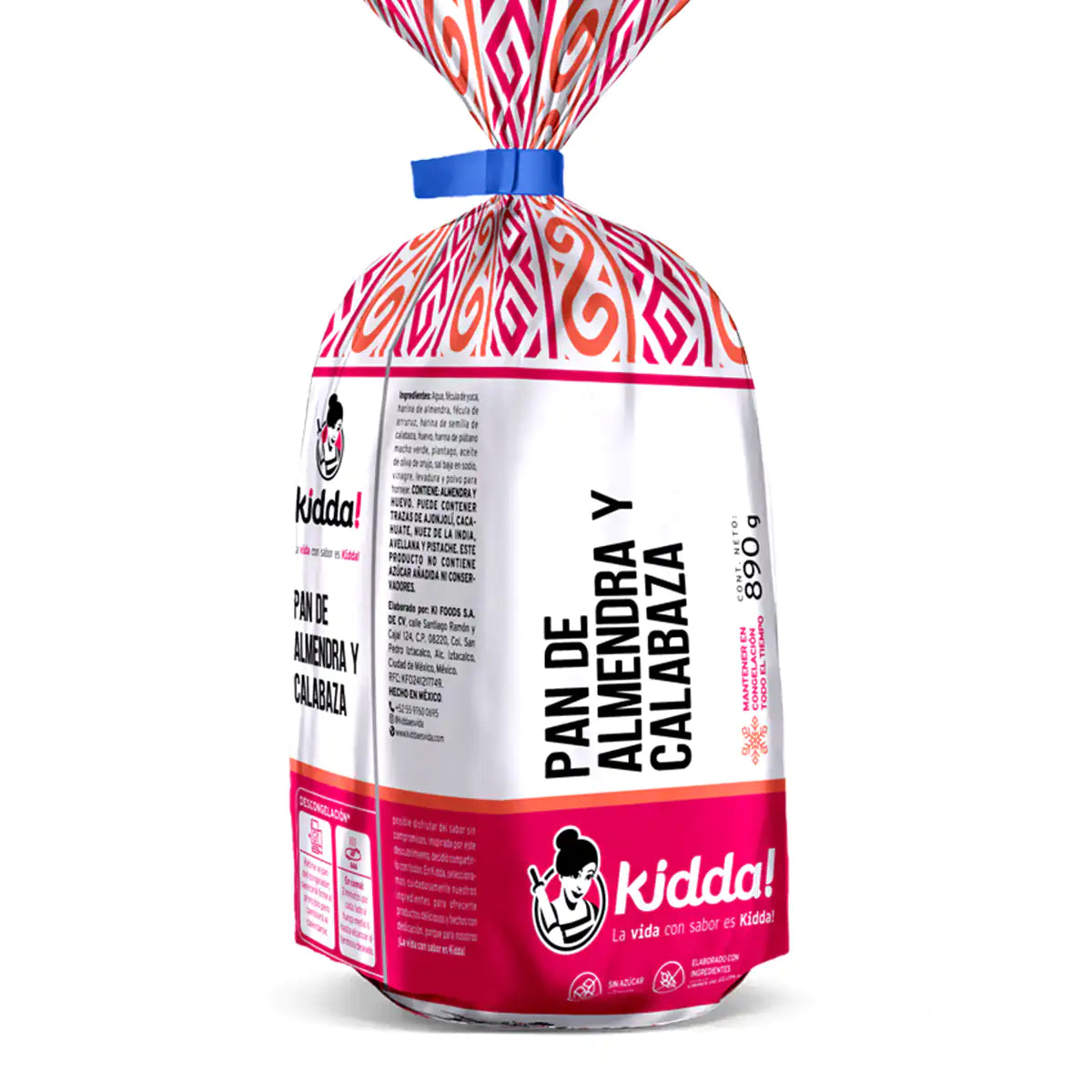 PAN DE ALMENDRA Y CALABAZA 890 GR