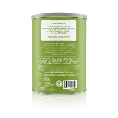 PROTEÍNA HABITS PROBIÓTICOS + SUPERFOODS MATCHA - VAINILLA 488 G - Oc Market