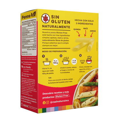 PASTA PENNE DE QUINOA Y MULTIGRANO 340 GR