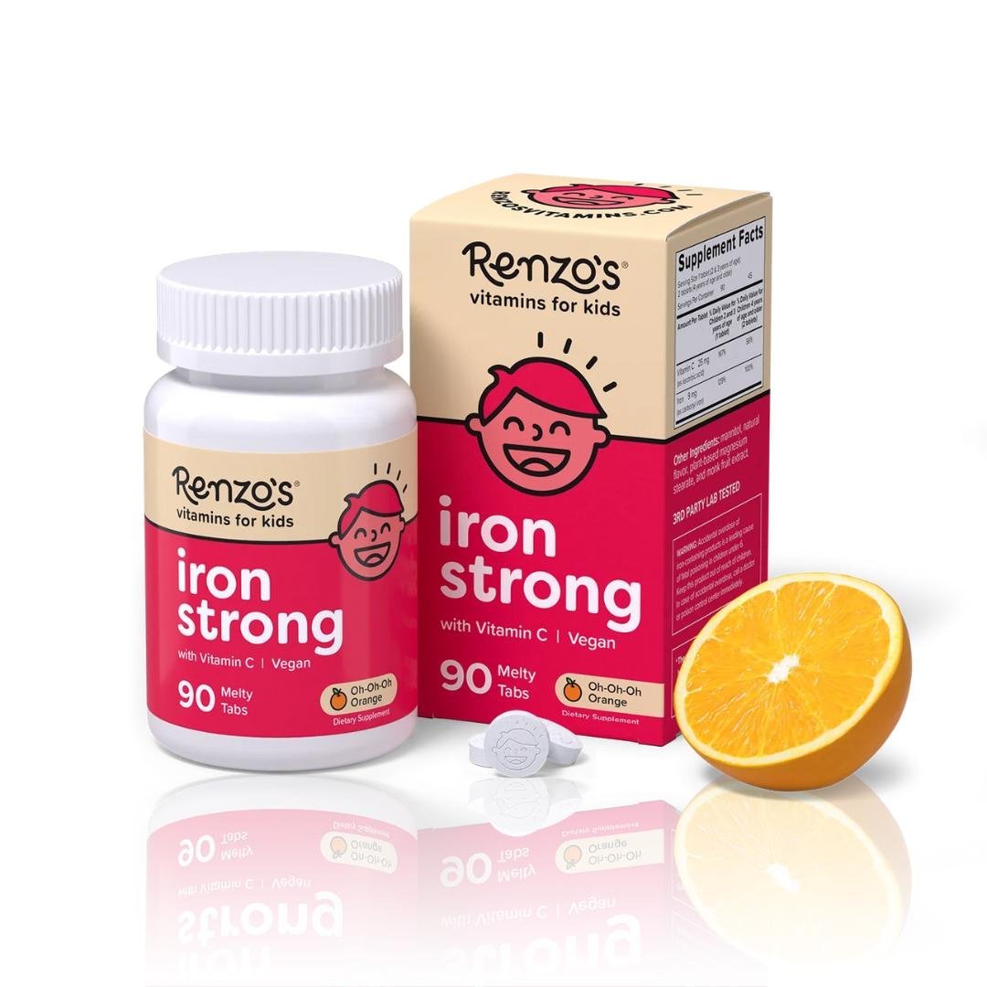 VITAMINA C IRON STRONG 90 CAPS RENZOS - Oc Market